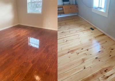 Finished images of sand and refinishing for hardwood floors - Brockville Ontario Area